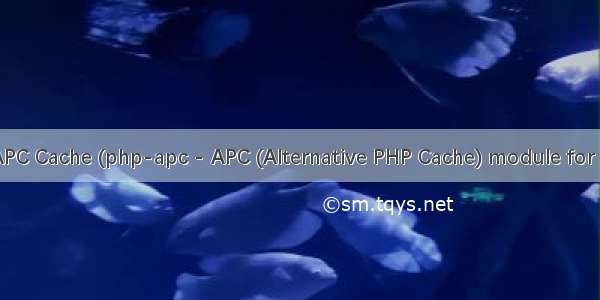 52.4. APC Cache (php-apc - APC (Alternative PHP Cache) module for PHP 5)