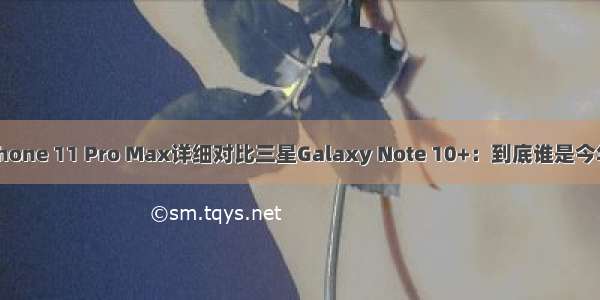 苹果iPhone 11 Pro Max详细对比三星Galaxy Note 10+：到底谁是今年机皇？