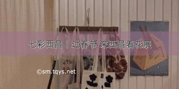 七彩西昌｜过春节 来西昌看花展