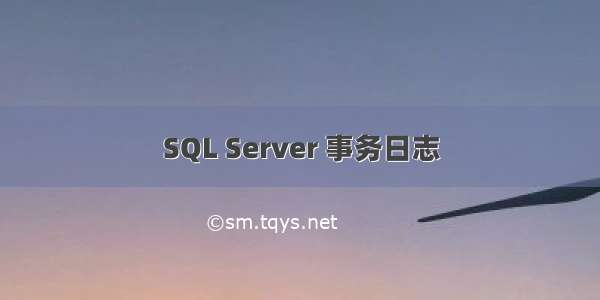 SQL Server 事务日志