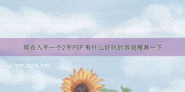 现在入手一个2手PSP 有什么好玩的游戏推荐一下