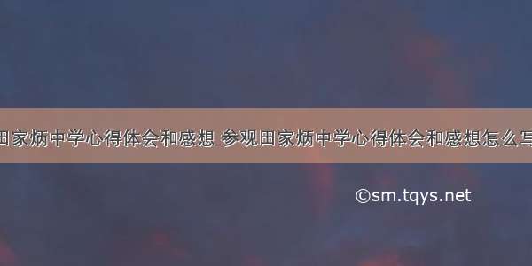 参观田家炳中学心得体会和感想 参观田家炳中学心得体会和感想怎么写(9篇)