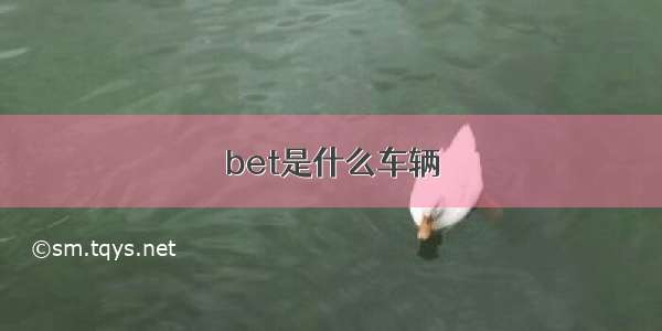 bet是什么车辆