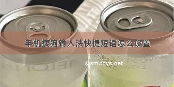 手机搜狗输入法快捷短语怎么设置