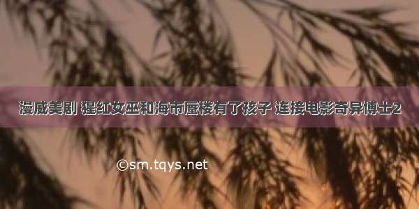 漫威美剧 猩红女巫和海市蜃楼有了孩子 连接电影奇异博士2