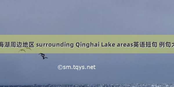 青海湖周边地区 surrounding Qinghai Lake areas英语短句 例句大全