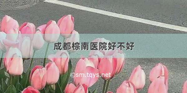 成都棕南医院好不好