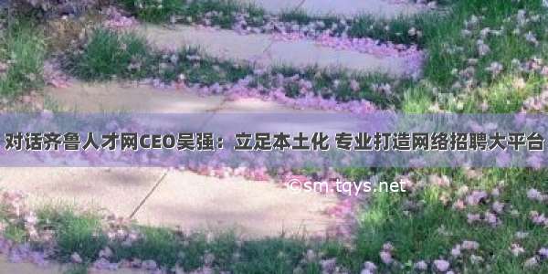 对话齐鲁人才网CEO吴强：立足本土化 专业打造网络招聘大平台