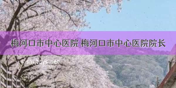 梅河口市中心医院 梅河口市中心医院院长