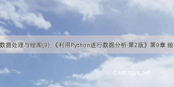 python气象数据处理与绘图(9)_《利用Python进行数据分析·第2版》第9章 绘图和可视化...