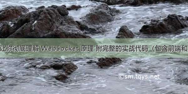 看完让你彻底理解 WebSocket 原理 附完整的实战代码（包含前端和后端）