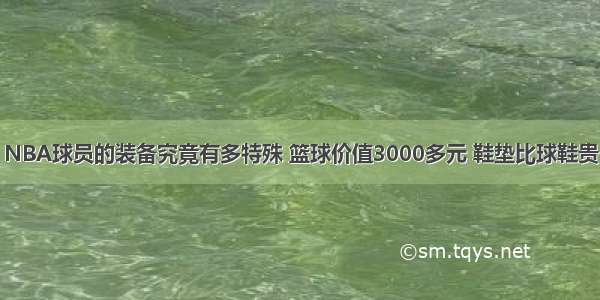 NBA球员的装备究竟有多特殊 篮球价值3000多元 鞋垫比球鞋贵