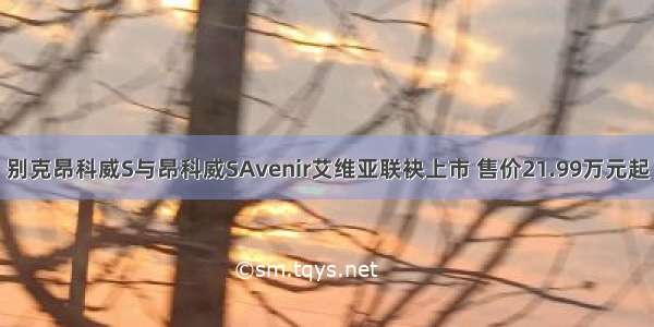 别克昂科威S与昂科威SAvenir艾维亚联袂上市 售价21.99万元起