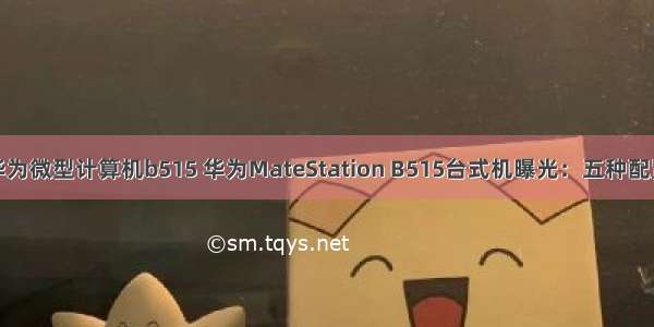 华为微型计算机b515 华为MateStation B515台式机曝光：五种配置