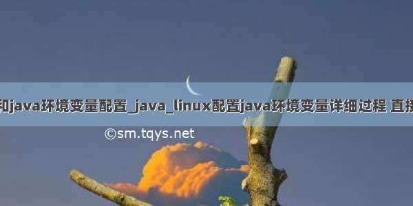 linux php和java环境变量配置_java_linux配置java环境变量详细过程 直接上实现过程