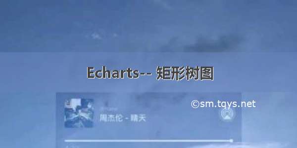 Echarts-- 矩形树图