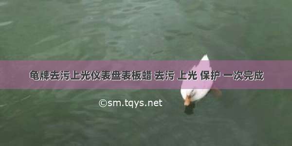 龟牌去污上光仪表盘表板蜡 去污 上光 保护 一次完成