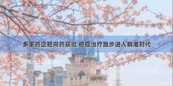 多家药企靶向药获批 癌症治疗跑步进入精准时代