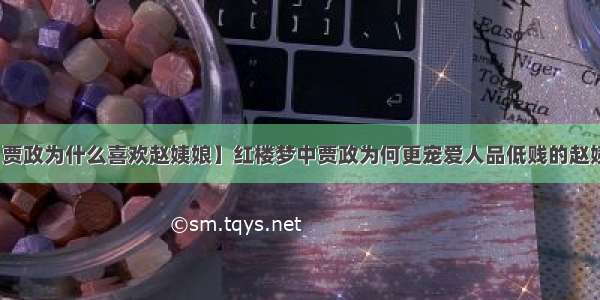 【贾政为什么喜欢赵姨娘】红楼梦中贾政为何更宠爱人品低贱的赵姨娘