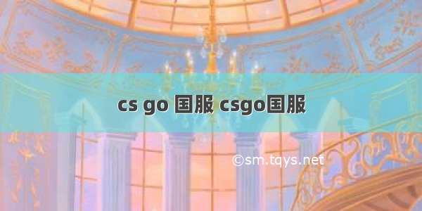 cs go 国服 csgo国服