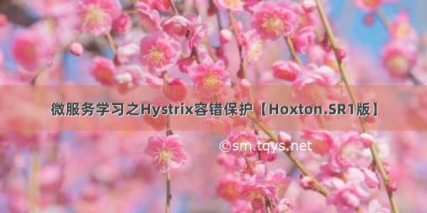 微服务学习之Hystrix容错保护【Hoxton.SR1版】