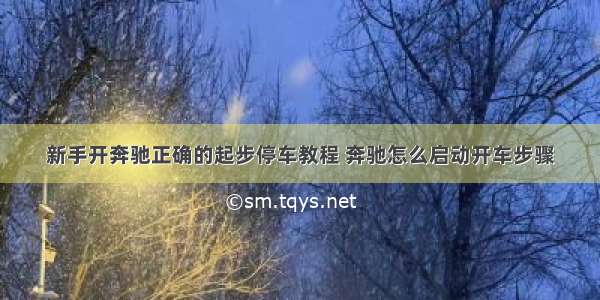 新手开奔驰正确的起步停车教程 奔驰怎么启动开车步骤