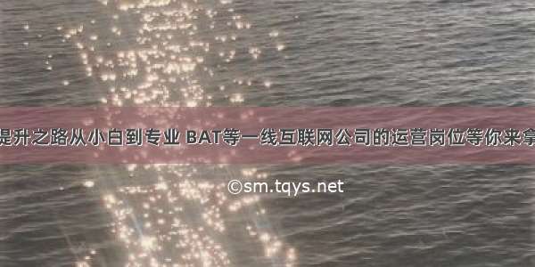 mysql技能提升之路从小白到专业 BAT等一线互联网公司的运营岗位等你来拿 mysql缓存