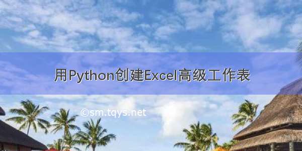 用Python创建Excel高级工作表