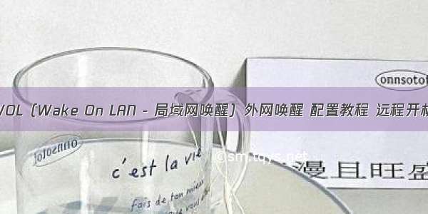 WOL（Wake On LAN - 局域网唤醒）外网唤醒 配置教程 远程开机