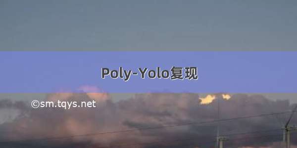Poly-Yolo复现