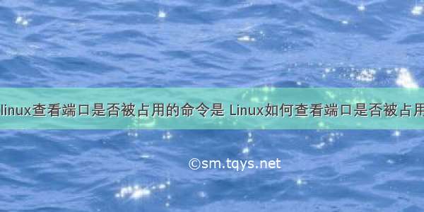 linux查看端口是否被占用的命令是 Linux如何查看端口是否被占用