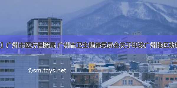 【政策解读】广州市医疗保障局 广州市卫生健康委员会关于印发广州地区新增和特需医疗