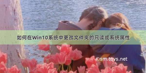 如何在Win10系统中更改文件夹的只读或系统属性