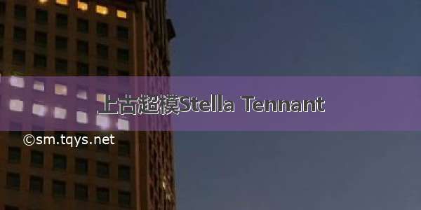 上古超模Stella Tennant