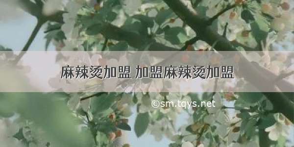 麻辣烫加盟 加盟麻辣烫加盟