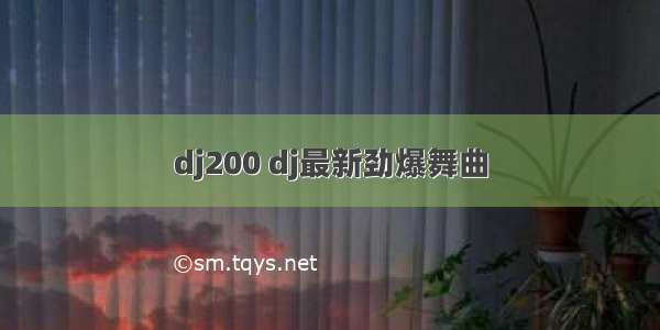 dj200 dj最新劲爆舞曲