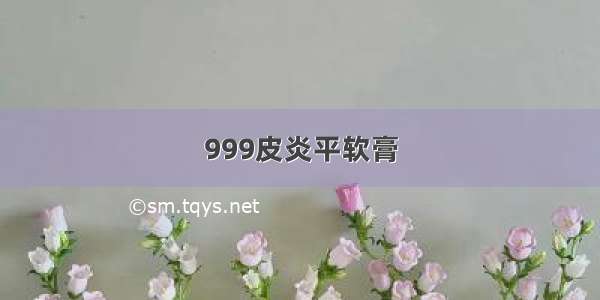 999皮炎平软膏