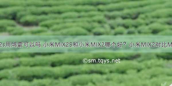 小米mix2s用鸿蒙可以吗 小米MIX2S和小米MIX2哪个好？小米MIX2对比MIX2s评测