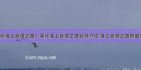 【宋代海上丝绸之路】宋代海上丝绸之路状况介绍 海上丝绸之路的由来揭秘