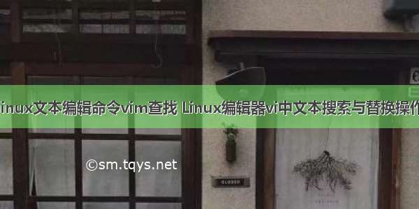 linux文本编辑命令vim查找 Linux编辑器vi中文本搜索与替换操作