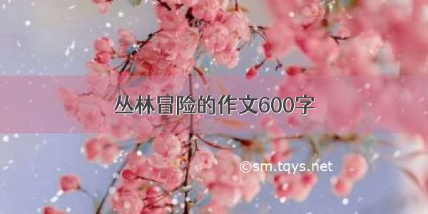 丛林冒险的作文600字