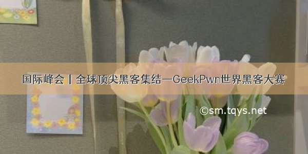 国际峰会丨全球顶尖黑客集结—GeekPwn世界黑客大赛