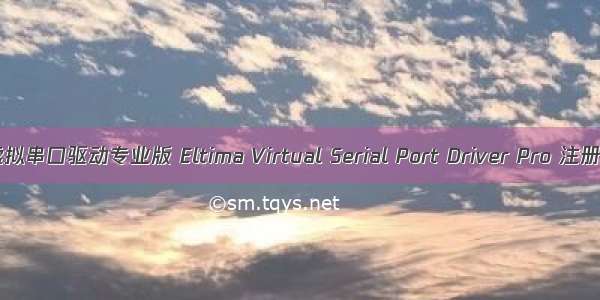 关于虚拟串口驱动专业版 Eltima Virtual Serial Port Driver Pro 注册原理