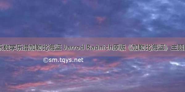 计算机音乐数字乐谱加勒比海盗 Jarrod Radnich原版《加勒比海盗》主题曲钢琴谱...