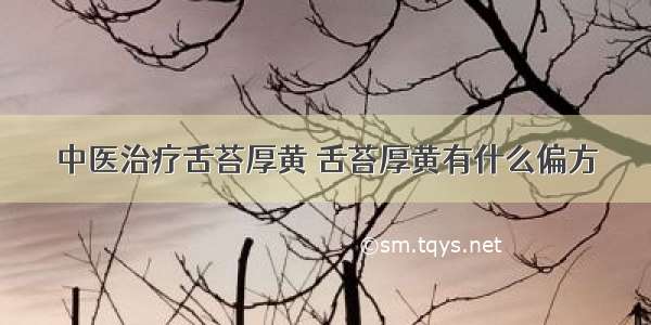 中医治疗舌苔厚黄 舌苔厚黄有什么偏方