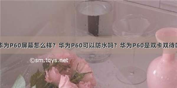 华为P60屏幕怎么样？华为P60可以防水吗？华为P60是双卡双待吗