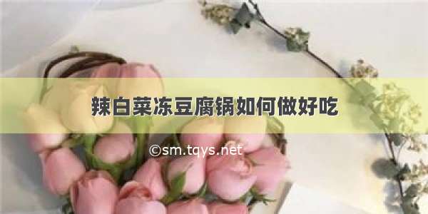 辣白菜冻豆腐锅如何做好吃