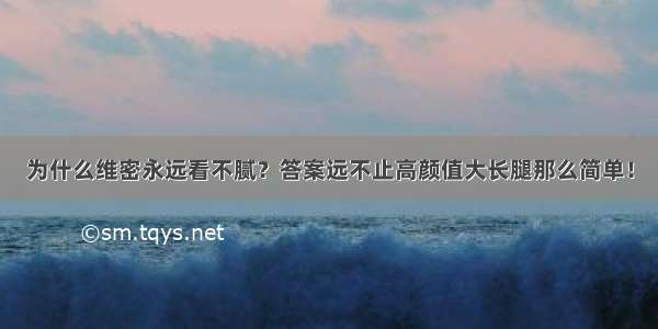 为什么维密永远看不腻？答案远不止高颜值大长腿那么简单！