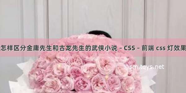 怎样区分金庸先生和古龙先生的武侠小说 – CSS – 前端 css 灯效果