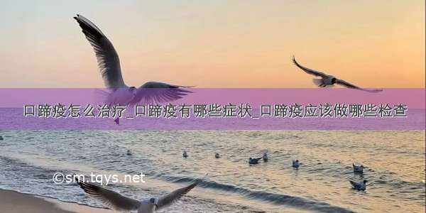 口蹄疫怎么治疗_口蹄疫有哪些症状_口蹄疫应该做哪些检查